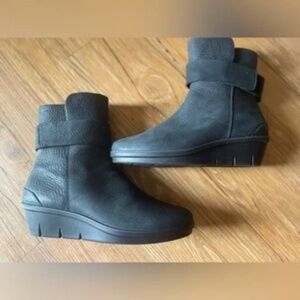 Ecco Shoes - Skyler Booties Nubuck Black Size 11